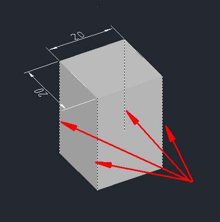 autocad2010三维建模里面如何把长方体用倒圆角f命令变成圆柱体谢谢